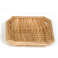 Square Wicker Baskets (8"x8"x1 1/2")